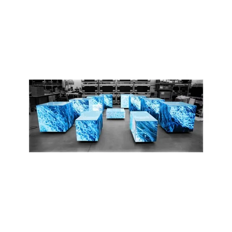 High Quality Advertising Display Indoor Outdoor High Resolution Cube LED Screen