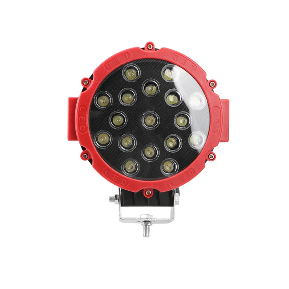 12V 51W Heldere LED Licht Off Road 4x4 Spotlight auto Koplamp Werk Spot Lamp Automotive auto Accessoires Voor Vrachtwagen JEEP Hummer