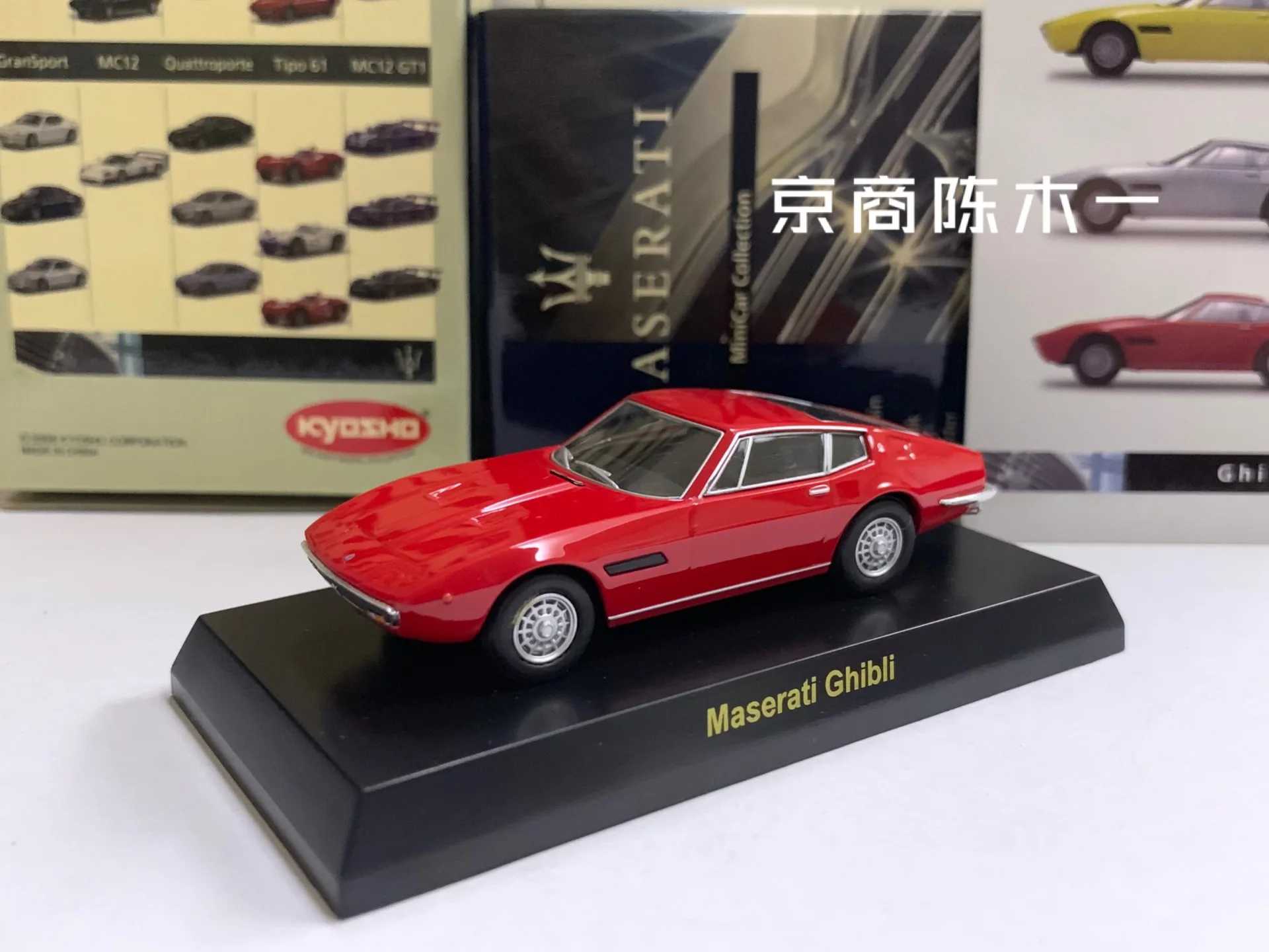 

1/64 KYOSHO Maserati Ghibli LM F1 RACING Коллекция литых под давлением сплавов, декоративная модель автомобиля, игрушки