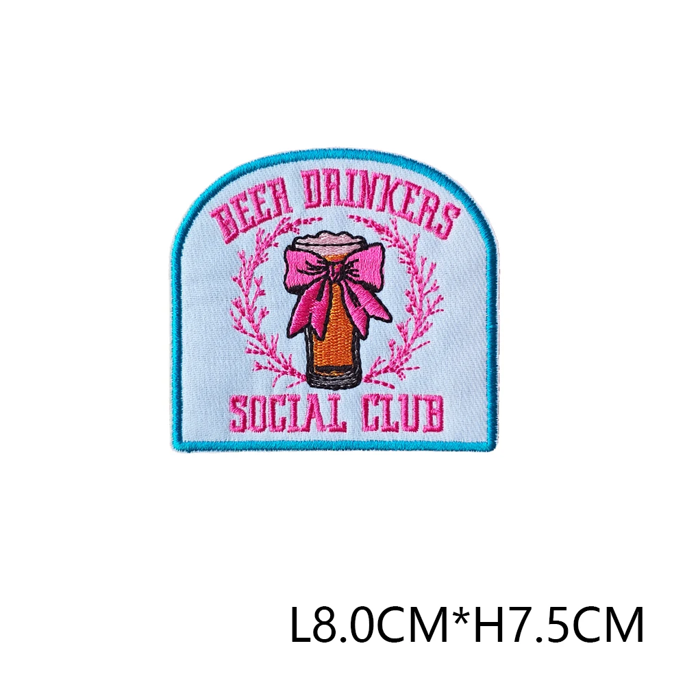 Western Cowboy And Cowgirl Emblem Clothing Accessories Badge Sticker Embroidered Embroidery Sticker Iron-on Patches