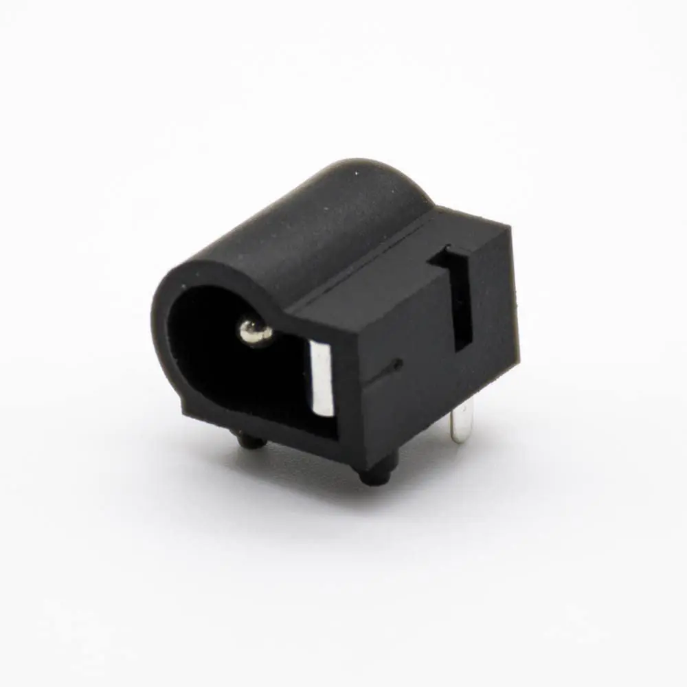 30PCS DC Socket Jack 5.5 * 2.1 Right Unshiled Male Through Hole Solder Lug Connector