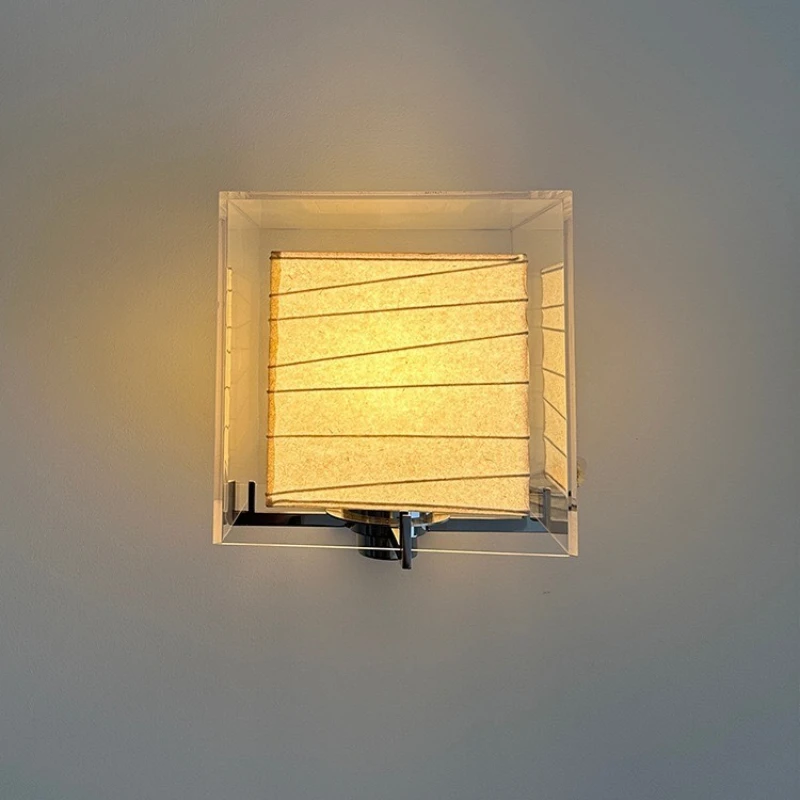 Wall Lamp Designer Japanese Minimalist Living Room Bedside Bedroom Hotel Homestay Creative Ambience Lighting Modern Simple Light