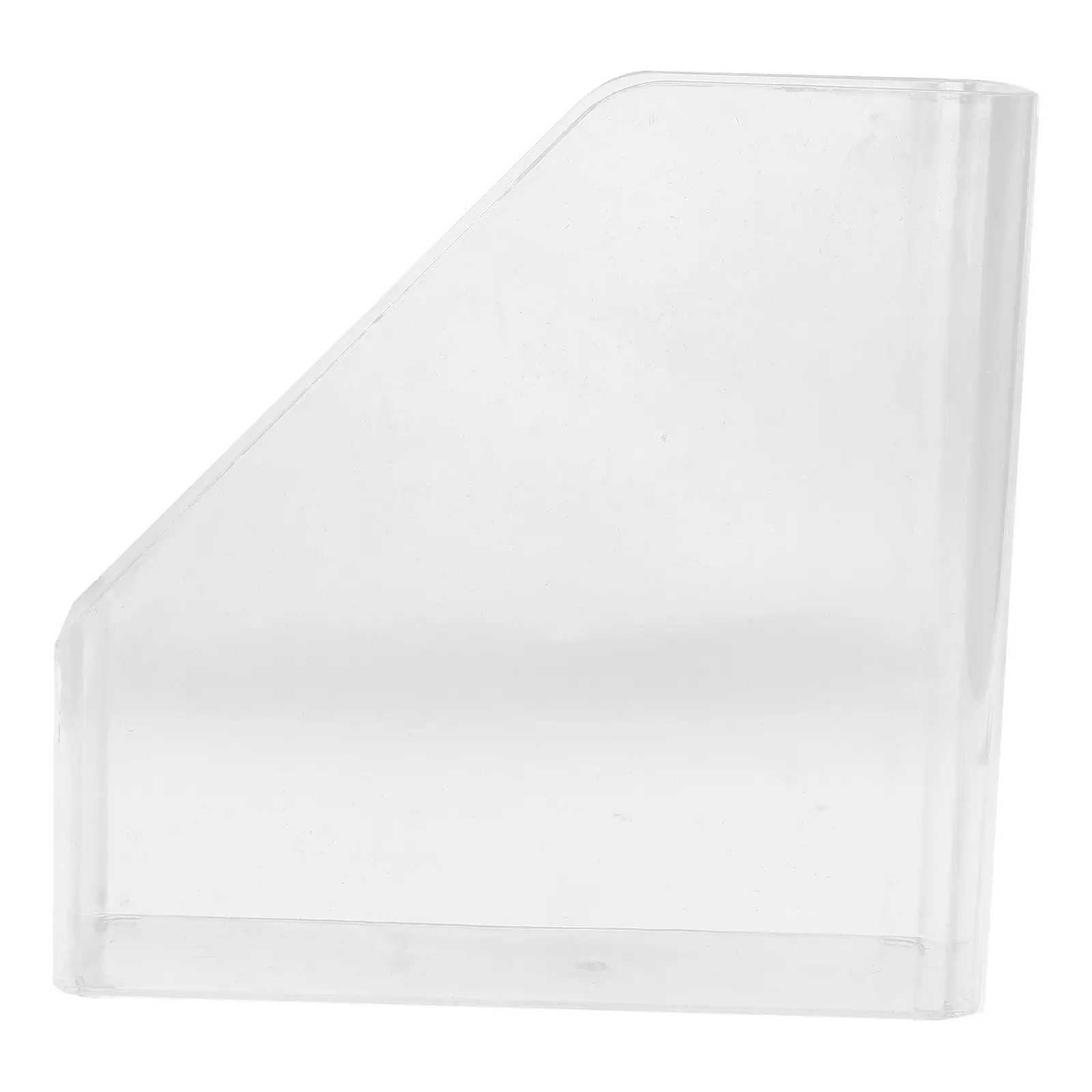 Large Capacity Transparent Desk File Holder Vertical Document Storage Box for Office Study Desk Organizer Clear Magazine Holder