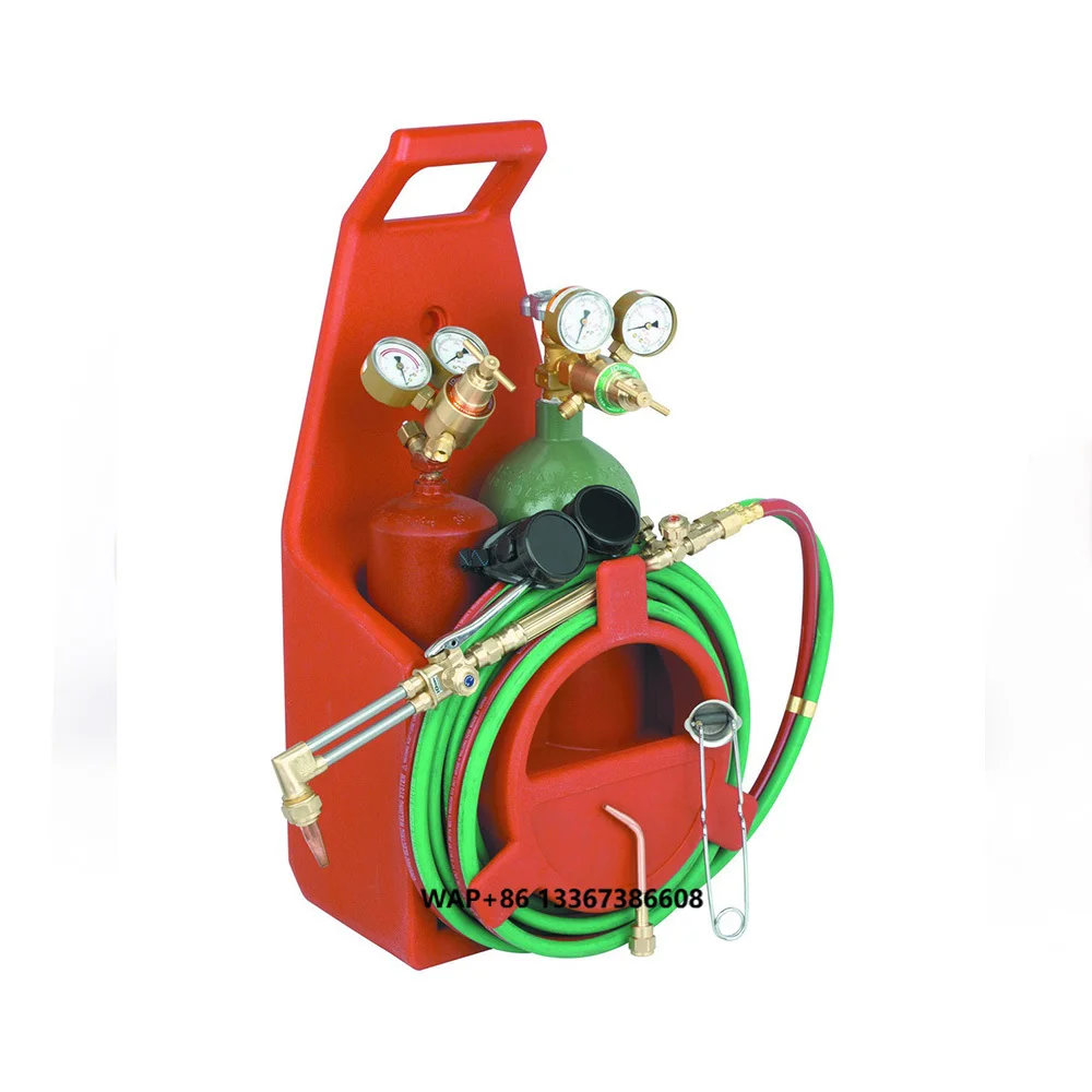 

Wholesale HVAC Portable Tote Oxy Acetylene Welding Brazing Cutting Torch Kit Welding Torches