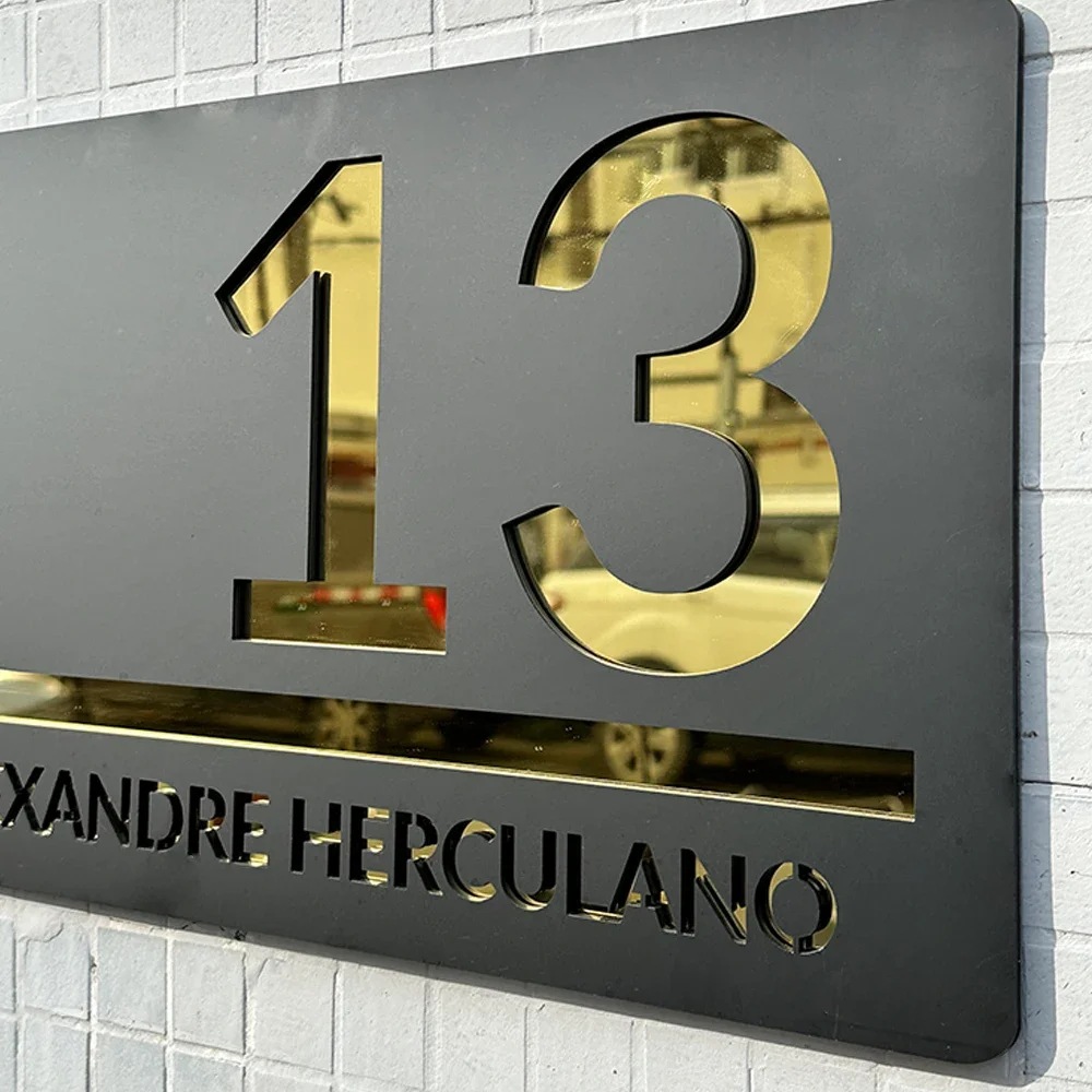 House Signs Door Number Modern Floating House Number Sign Custom Matt Acrylic House Numbers Bespoke House Address Numbers Plaque