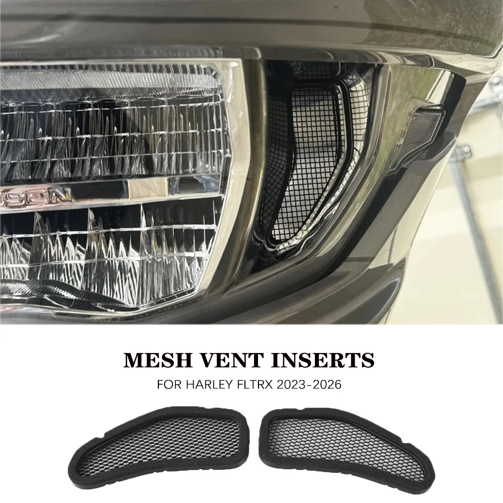 

NEW Fairing Mesh Vent Screen Batwing Accent Grill Fit FOR HARLEY FLTRX 2023-2026 Road Glide CVO/SE ST,FLTRXSE FLTRX