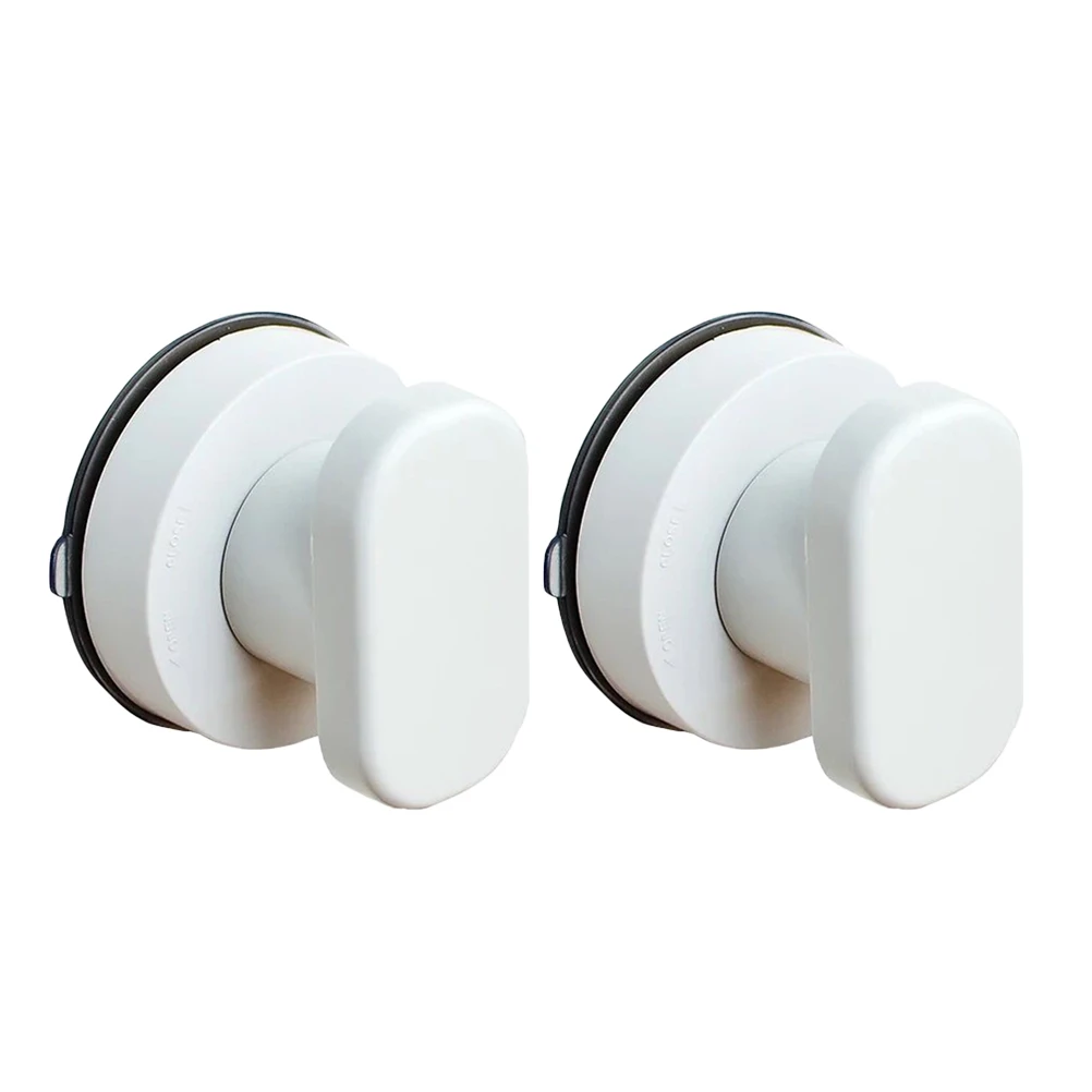 

2pcs Durable Bathroom Safety Grab Bar Heavy Duty Toilet Handrail Wall Mounted Support For Elderly Washroom Armrest White