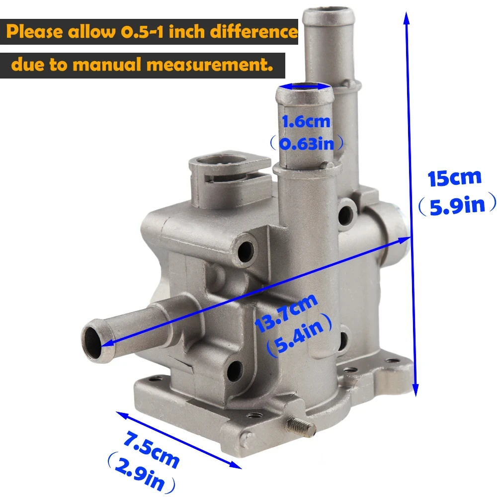 サーモスタットハウジング,アルミニウム,シボレー,クルーズ,アヴェオ,ランド,オペル,アストラ,ザフィーラ,信号,モカ,96984103および96817255