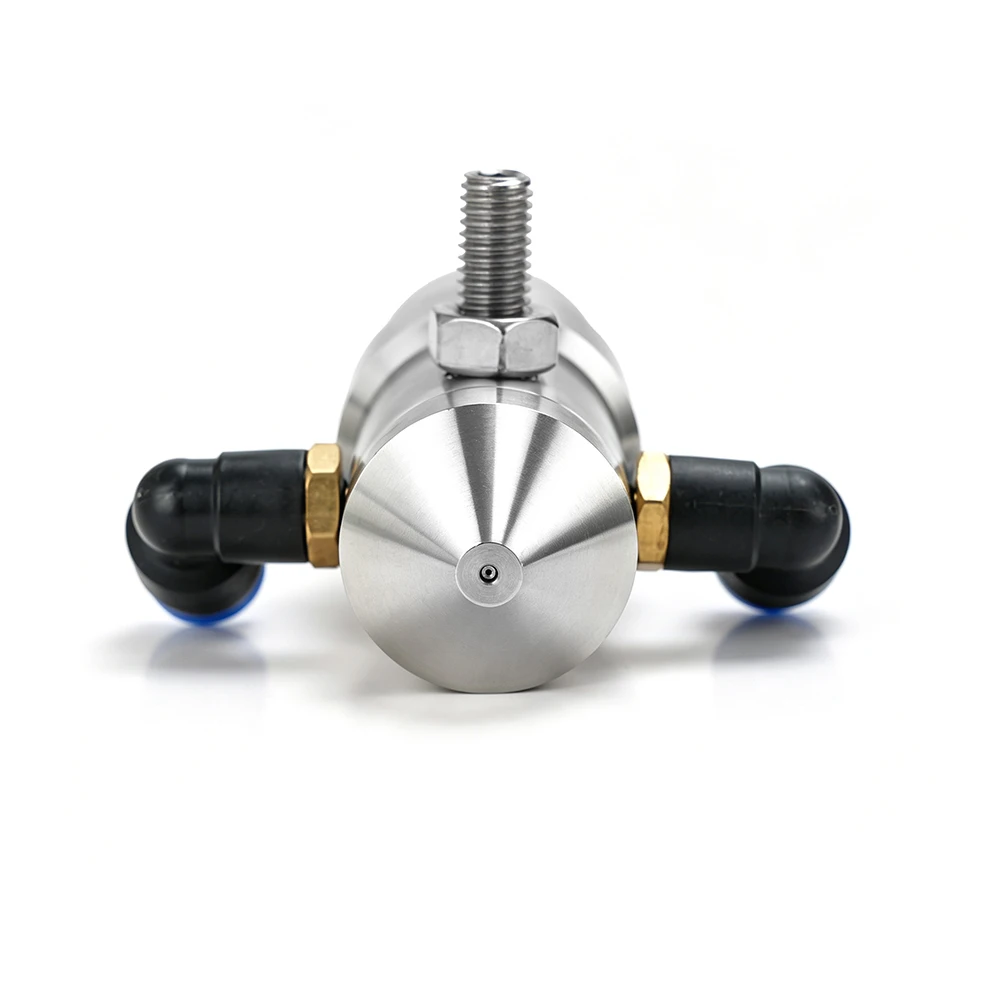 SS304 Two-Fluid Air Atomizing Nozzle Automatic Anti-Drip Nano Mist Nozzle for Corrugated Cardboard Water Pressure Humidification