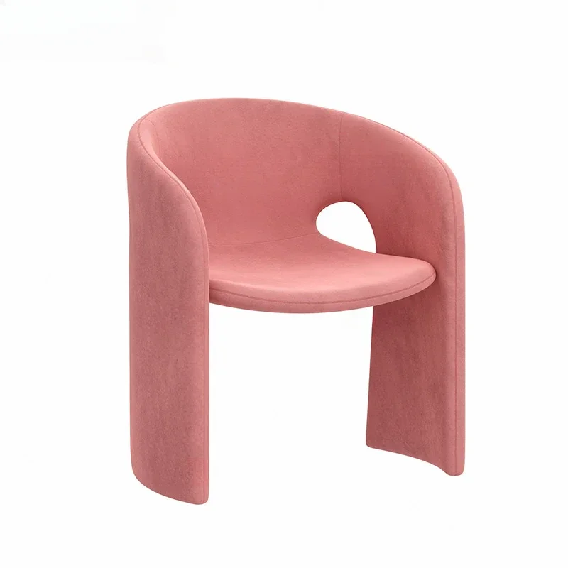 Light Luxury Bedroom Backrest Makeup Stool, Modern Simple Design High-end Dressing Table Chair, Living Room Leisure Stool