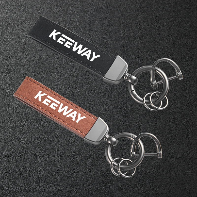 

For Keeway Hurricane 50 Vieste 300 Zahara Cityblade K-Light Superlight RKR RKV RKF 125 RKS 150 Motorcycle Leather Suede Keychain