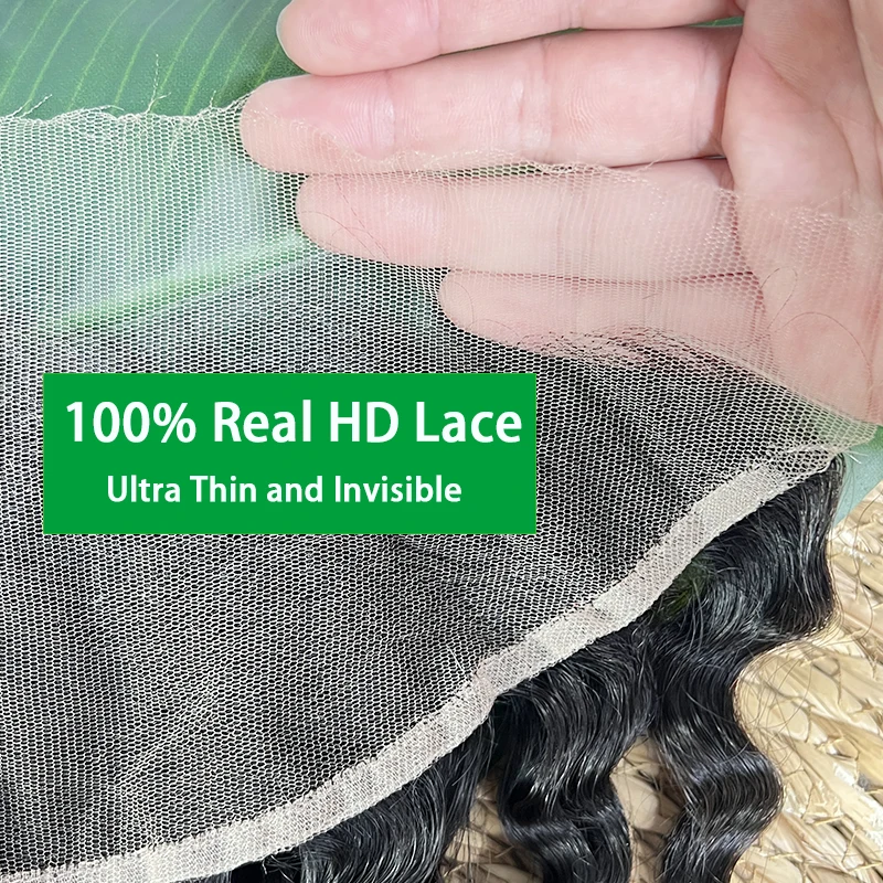 버마산 곱슬머리 100% 리얼 HD 레이스 클로저 4x6 5x5 인모 클로저 프리 플러킹 인비저블 HD 레이스 13x4 프론탈 온리 멜트 스킨