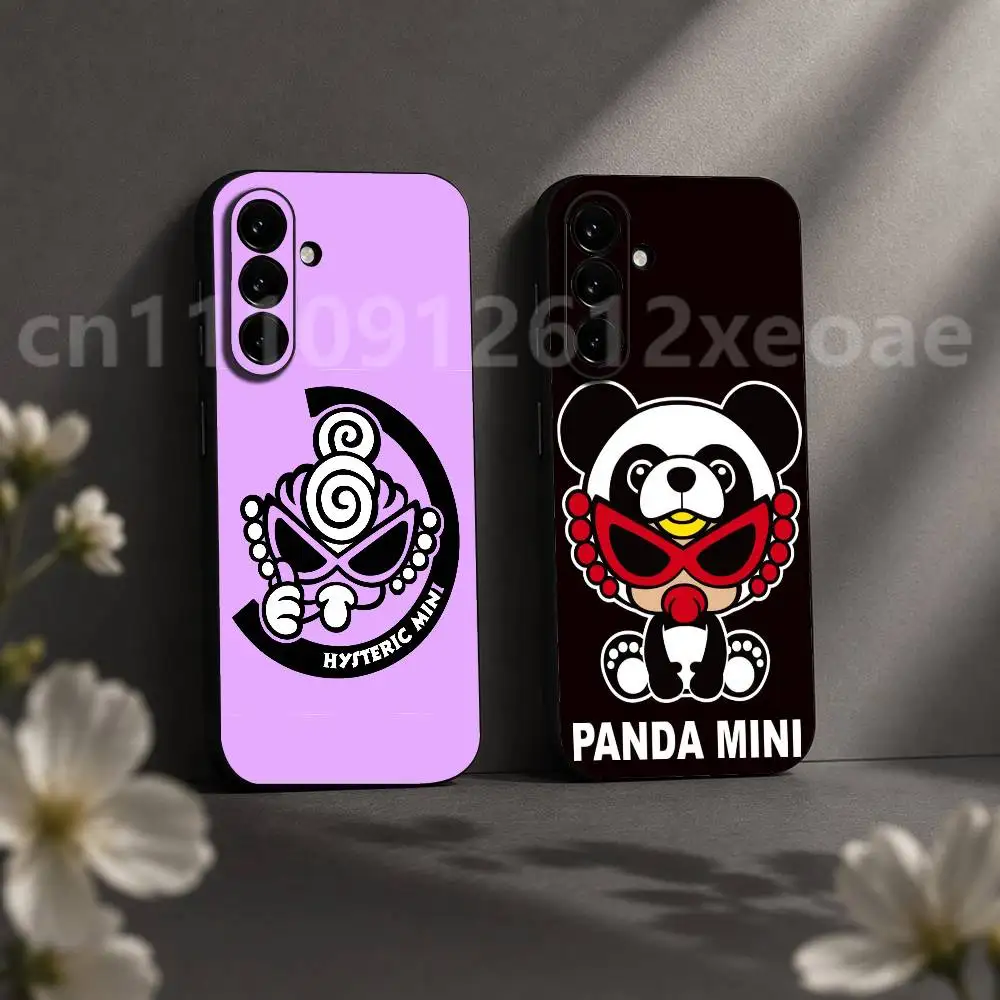 Hysteric COLORFUL MINI Phone Case For Samsung Galaxy S20 S30 S21 S22 S23 S24 S25 S26 Plus Ultra Cover Black TPU Shockproof