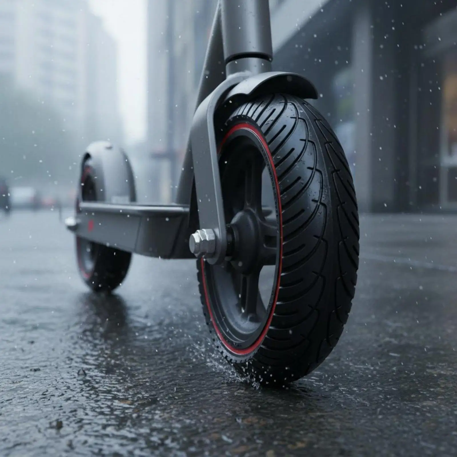 Solid Electric Scooter Tire Hexagonal Pattern Airless Rubber Tire Shock Absorbing Wear Resistant for Xiaomi M365 8.5x2 Scooter