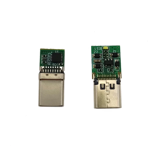 5V 9V 12V 15V 20V typ-C Port Jack wabik szybkoładowany wykrywacz wyzwalacza USB-C adapter męskiego żeńskie złącze wtykowe PCB