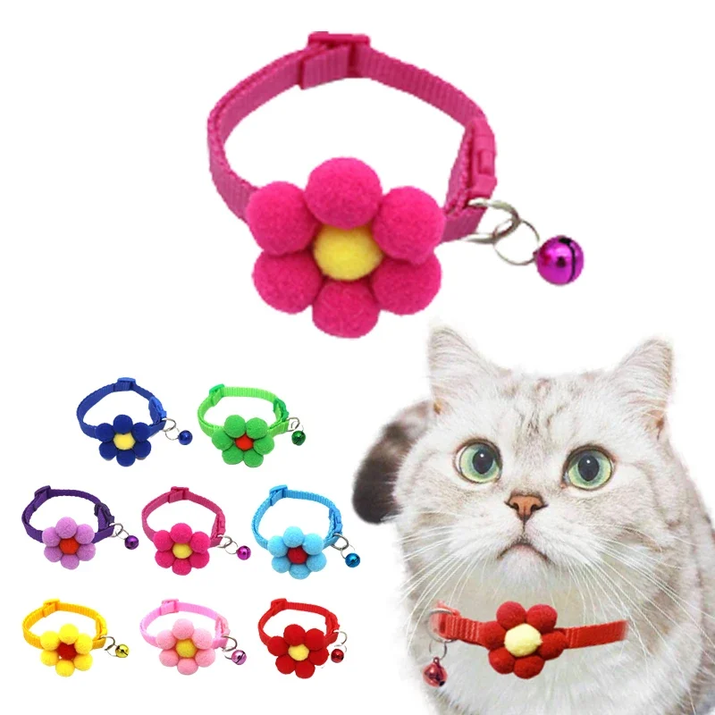 Bowknot Cat Collar Flower Dog Collar Pet Supplies, Pet Accessories Puppy Collar para perro Dog hair bows Dog bows bulk  Hair bow