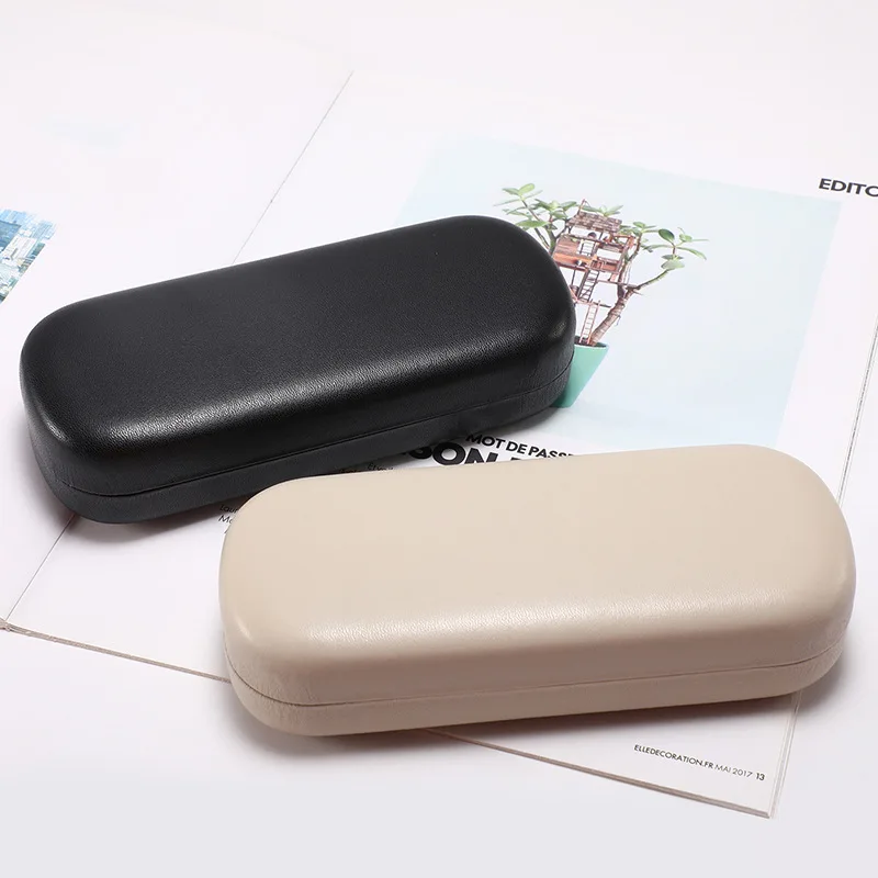 

Glasses Case Sunglasses Stylish Anti-stress Leather Glasses Case Student Portable Glasses Storage Box 선글라스 케이스чехол для очков