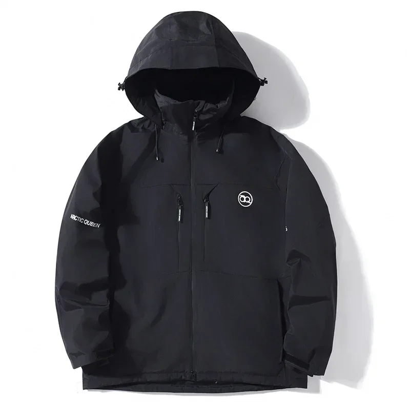 

Новые зимние однотонные термодышащие ветрозащитные лыжные куртки для женщин и мужчин, водонепроницаемая износостойкая лыжная одежда для активного отдыха