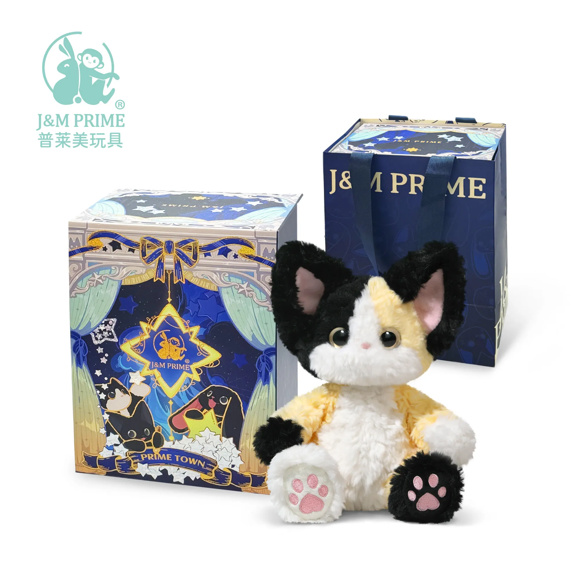 

Плюшевая игрушка J&M PRIME Бетти: милый котёнок-рекс, мягкая кукла-кошка, уютное животное-подарок для детей, подарок на День святого Валентина