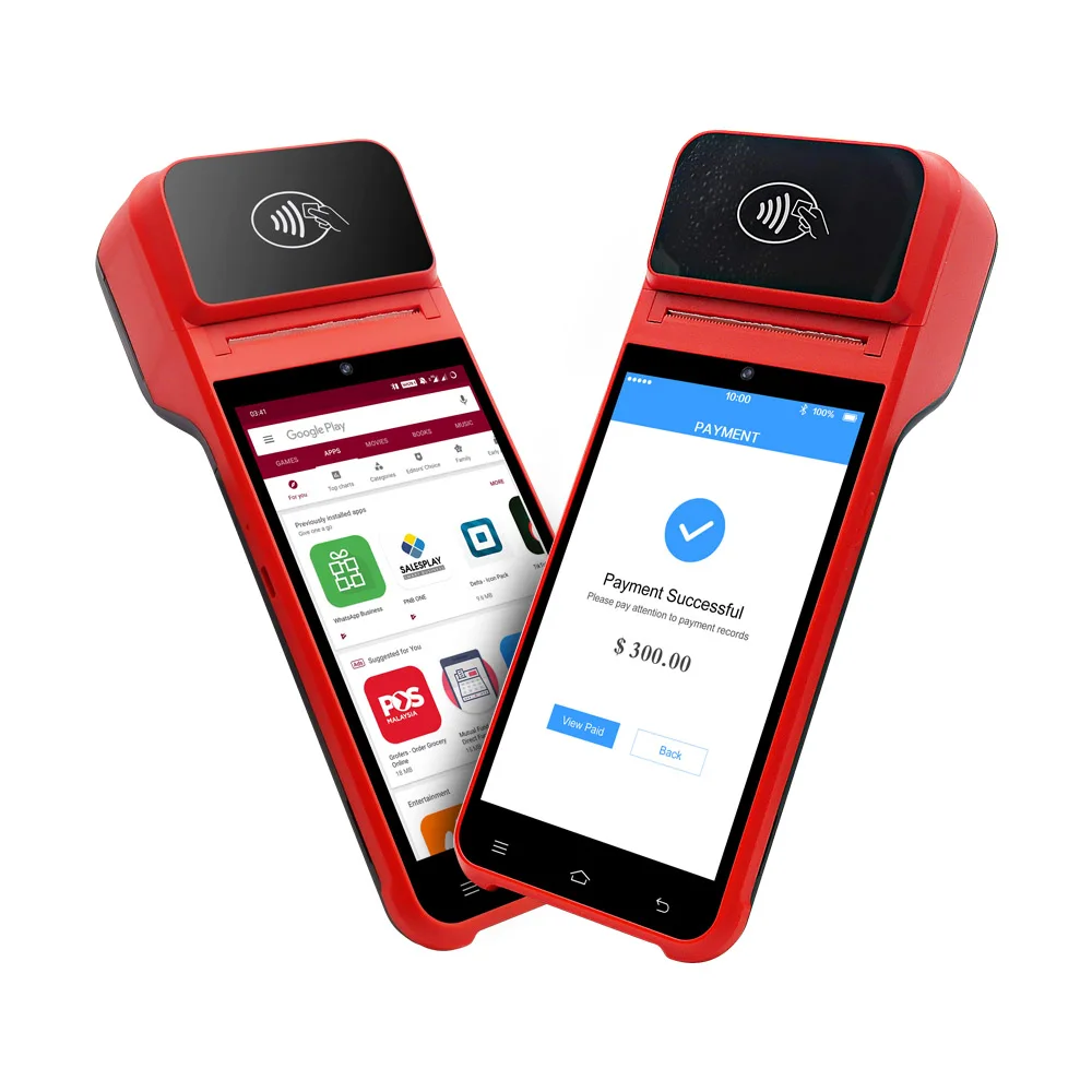 

ATP Z92 5.5 Inch Android Pos Handheld Terminal PDA with Built-in Mobile Label Receipt Printer Suitable for Commercial