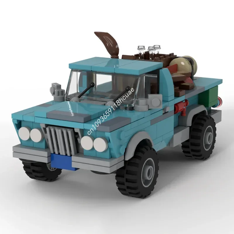 306 個 8W - 1965 ジープ グラディエーター スポーツ車両 シティ チャンピオンズ レーサー Moc ビルディング ブロック クリエイティブ ガレージ おもちゃ クリスマス ギフト