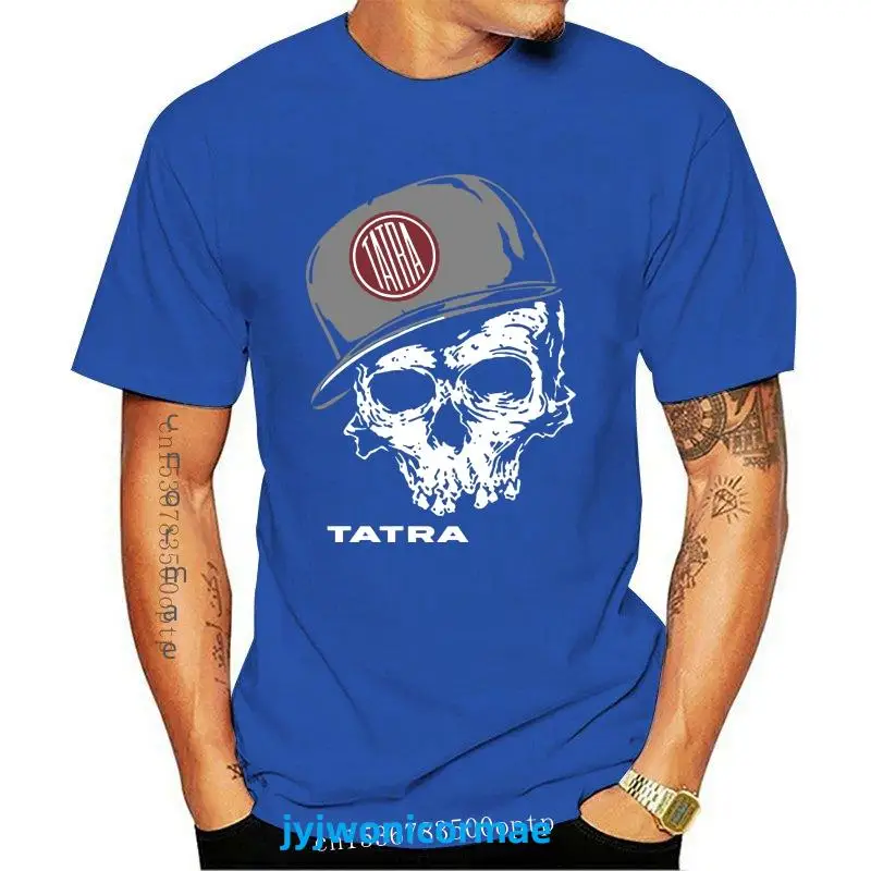 Tee Tatra Truck 148 813 77 97 603 T111 700 815 T97 Man Skull T-shirt Brand Fashion Man Cotton abbigliamento Cartoon T-shirt