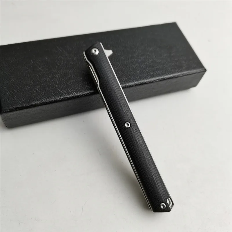 KESIWO J149 Folding PEN Knife D2 Survival Pocket Small Flipper G10 Handle Portable Outdoor Rescue Gift Fruit Camping EDC Knife view 4