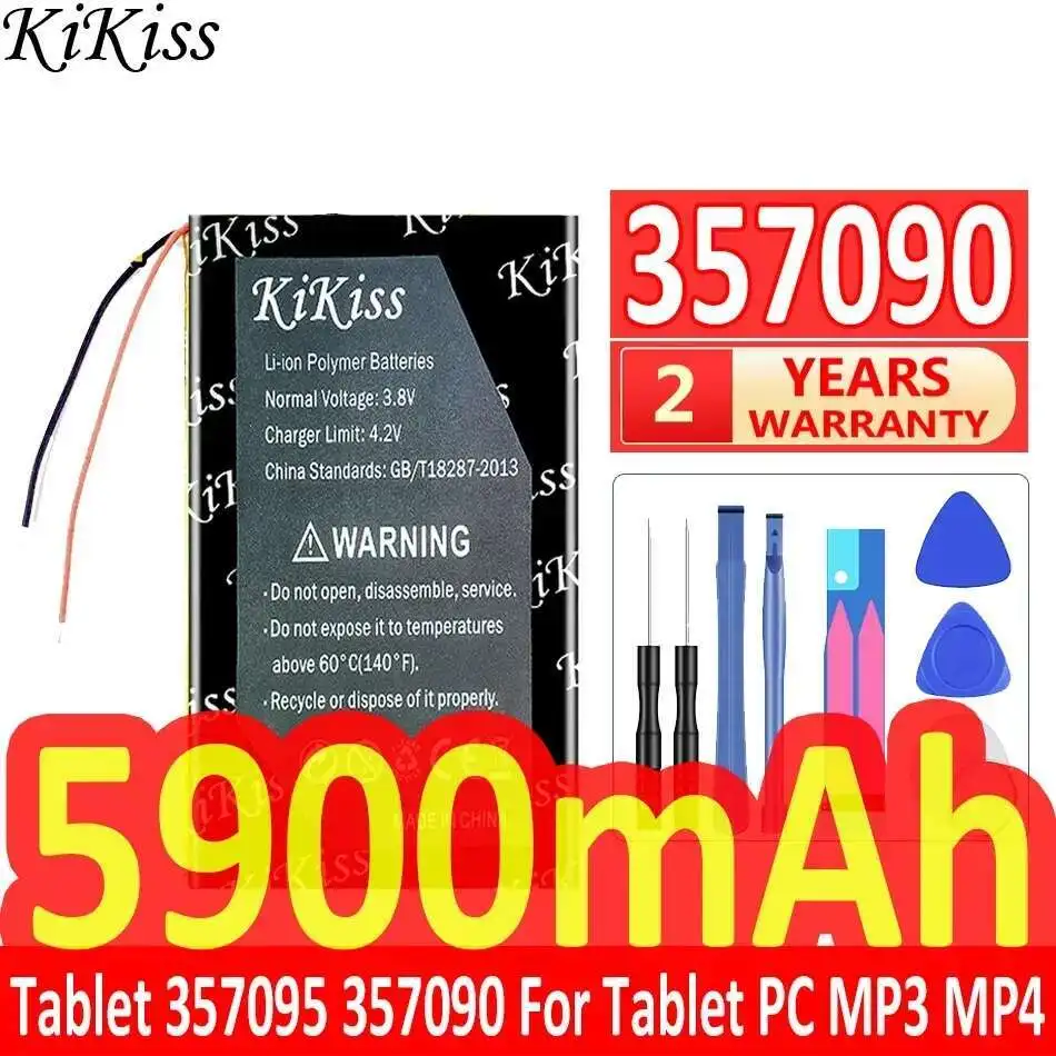 

Для планшетного ПК MP3 MP4 электрическая игрушка 357095 замена 357090 2 кабеля Mp3 Mp4 аккумулятор 5900 мАч сейф