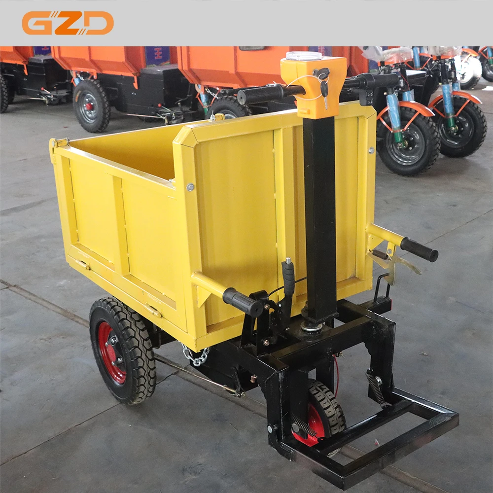 Mini Tracked Dumper Chinese Garden 800kg Electric Trolley Mini Square Dump Truck Small Dumper