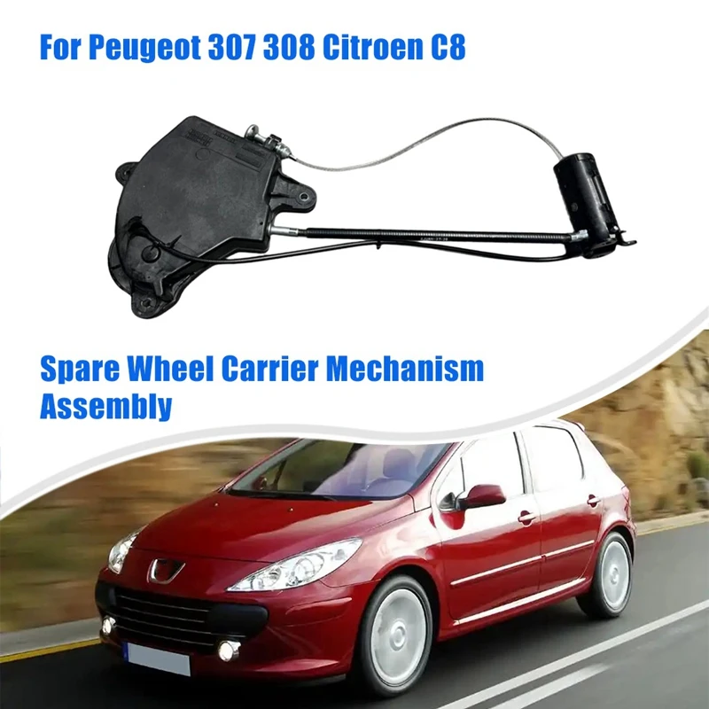 

Car Spare Wheel Carrier Mechanism Assembly For Peugeot 307 308 Citroen C8 673504 7603K7 Replacement Parts