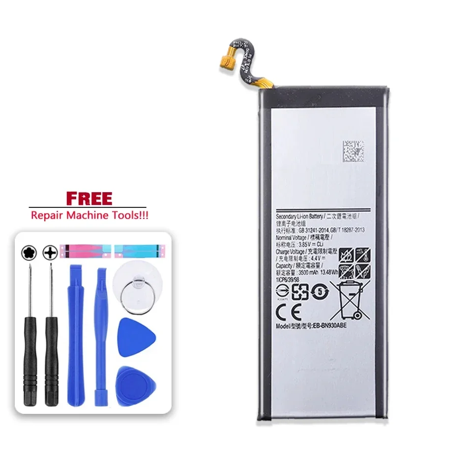 Kikiss EB-BN930ABE EB-BN935ABA 3500mAh Battery For Samsung Galaxy Note 7 Note7 SM G935 G935F Bateria