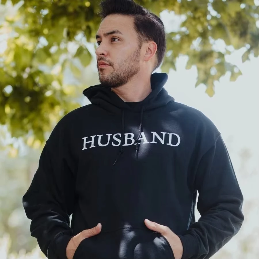 New Dad Defined Hoodie Grunt Style Graphic Hoodie Grunt Style Graphic Cotton High-end Luxury Unisex Style Both of Men and Women