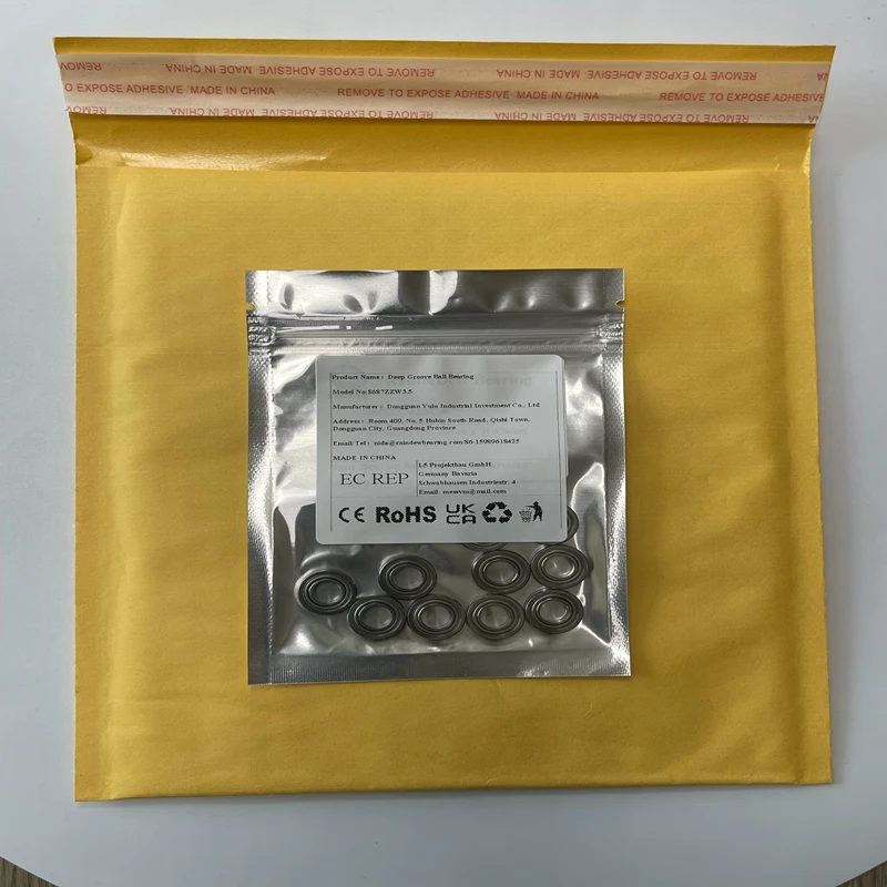 

10PCS S687ZZW3.5 7X14X3.5 mm Bearing ABEC-7 Stainless Steel Ball Bearings Shielded High Precision AISI440C