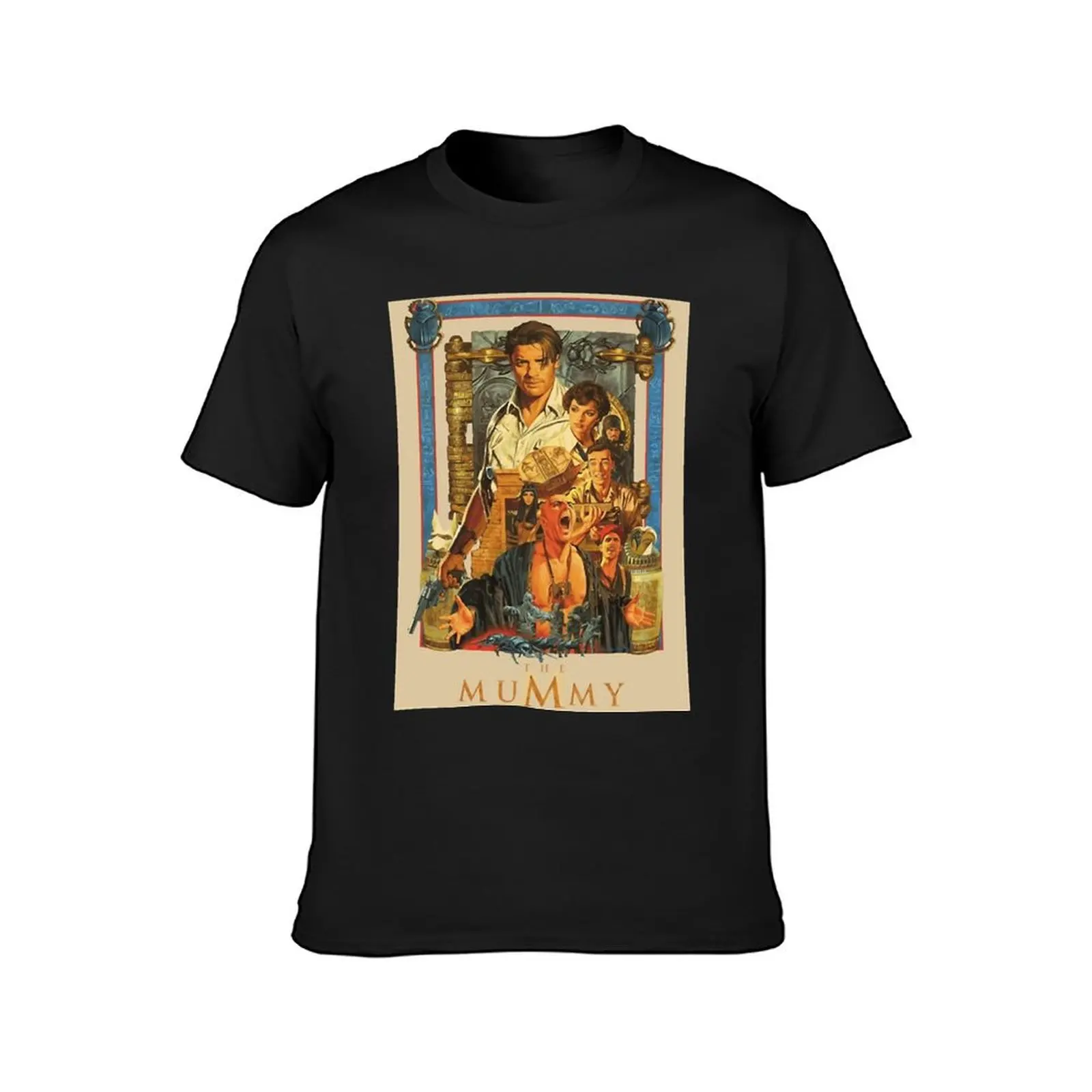 Brendan, Fraser poster- the Mummy Essential T-Shirt animal prinfor boys sublime plus size tops aesthetic clothes t shirt for men