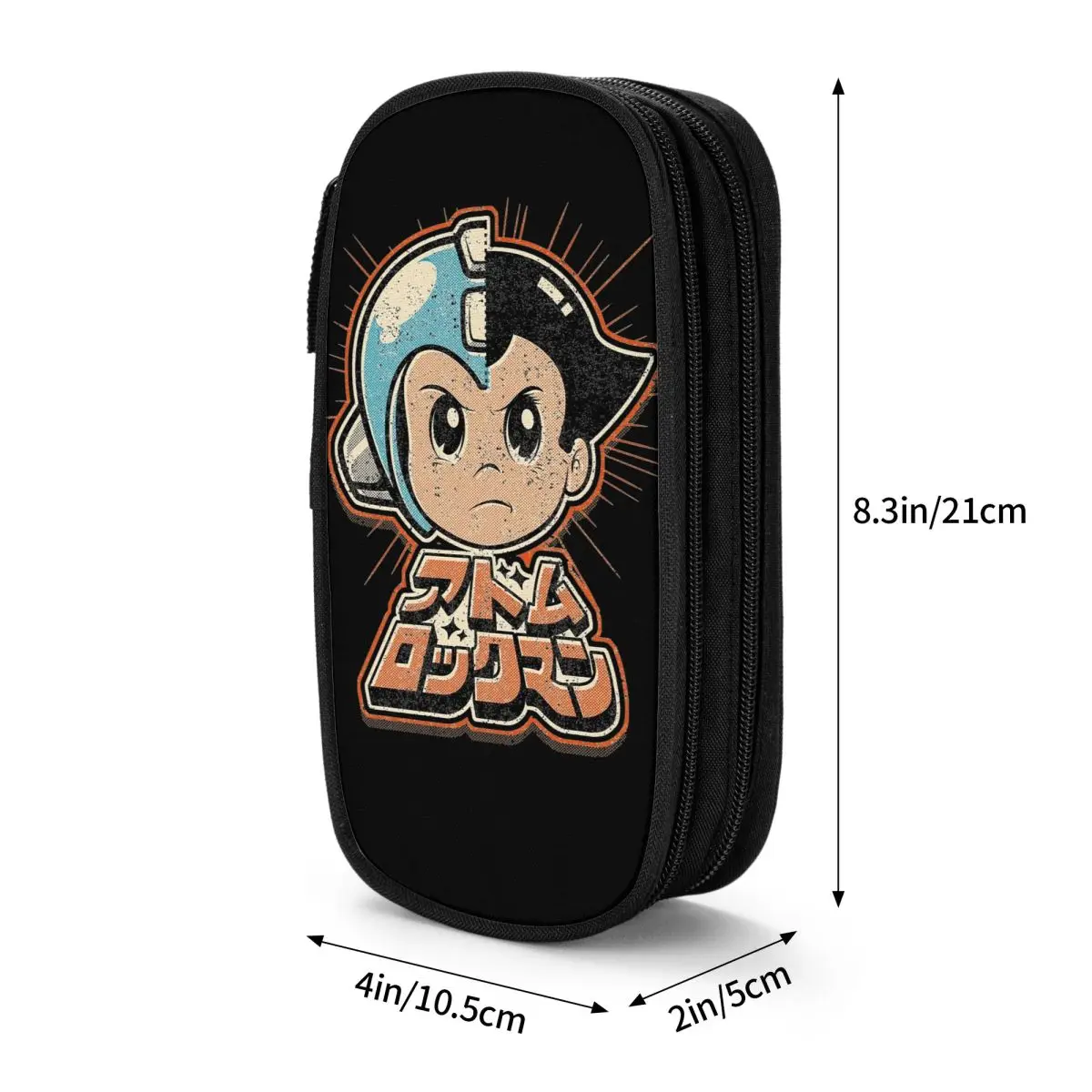 Estojo de lápis Anime Astroboy grande para estudantes, caixa de caneta criativa, bolsa de armazenamento para meninas e meninos, presente Astro Boy