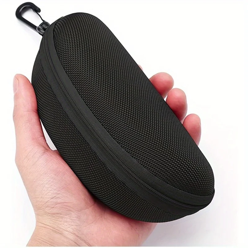 Portable Hard Shell Glasses Case with Clasp, Sunglasses Case