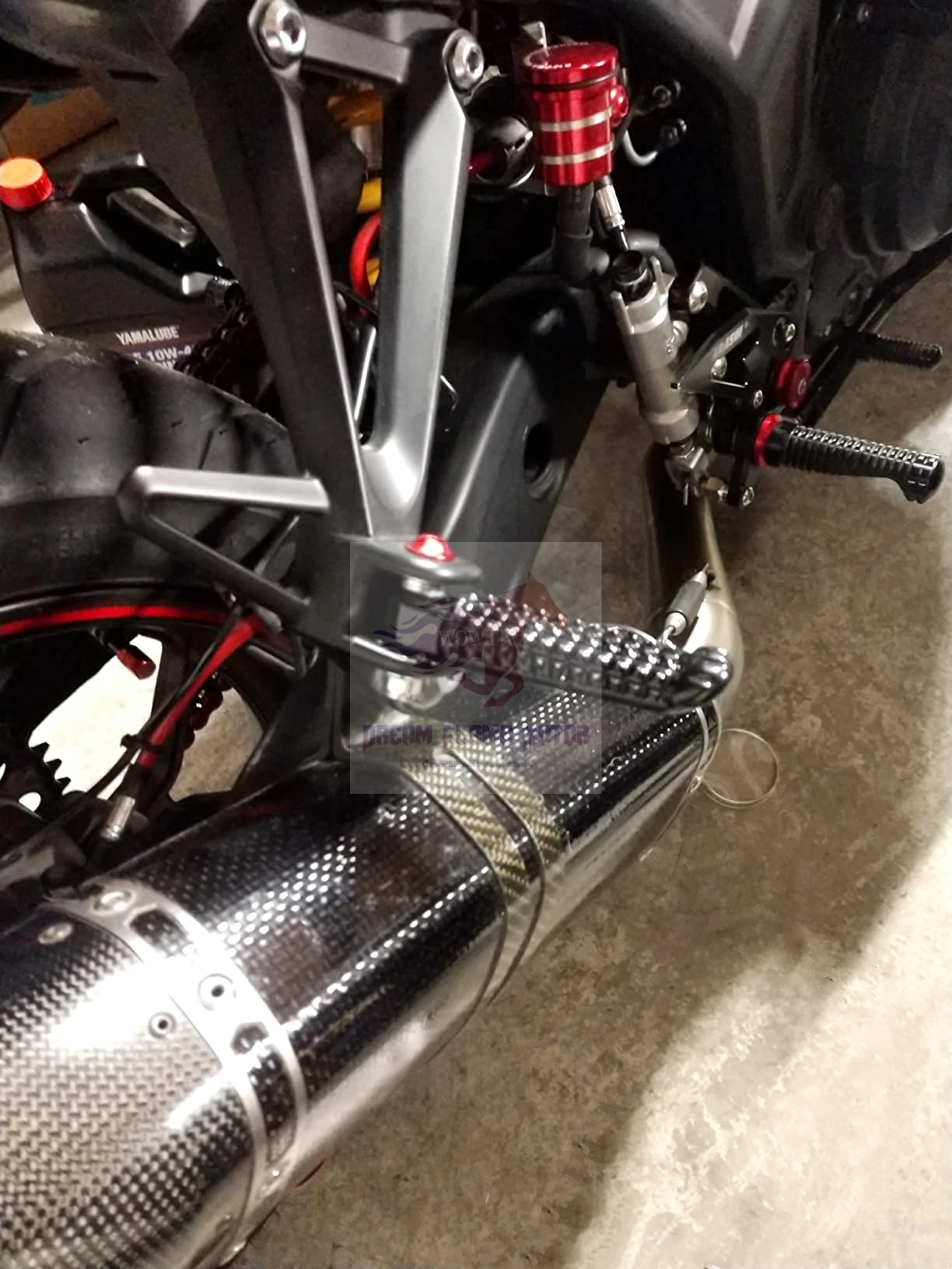 Rider Passenger Foot pegs Front Rear Pedals Motorcycle Racing Footrest For YAMAHA YZF R6 R1 LE R1M R1S VMX1700 V-Max accessories image 6