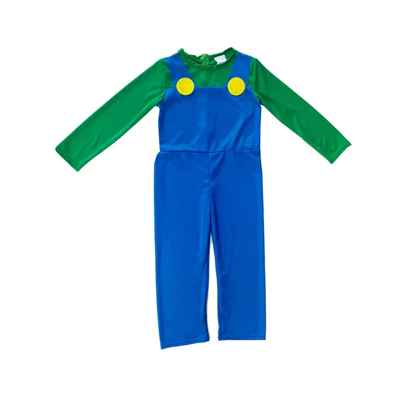 Nuevo Disfraz de Halloween para Cosplay de Anime Odyssey Super Luigi Brothers, Traje Infantil con Barba y Gorro, Set 2026 ★