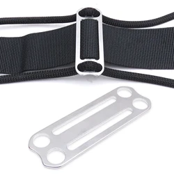 Scuba Diving Weight Belt Keeper Sidemount BCD aliante fissaggio fibbia Stopper per cinture in tessuto da 2 pollici