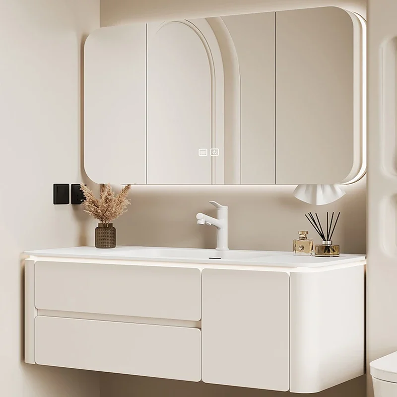 Bathroom Cabinet Washbasin Storage Minimalist Small Closet Column Narrow Sinks Plastic Wardrobe Furniture Armoire Corner Luxury