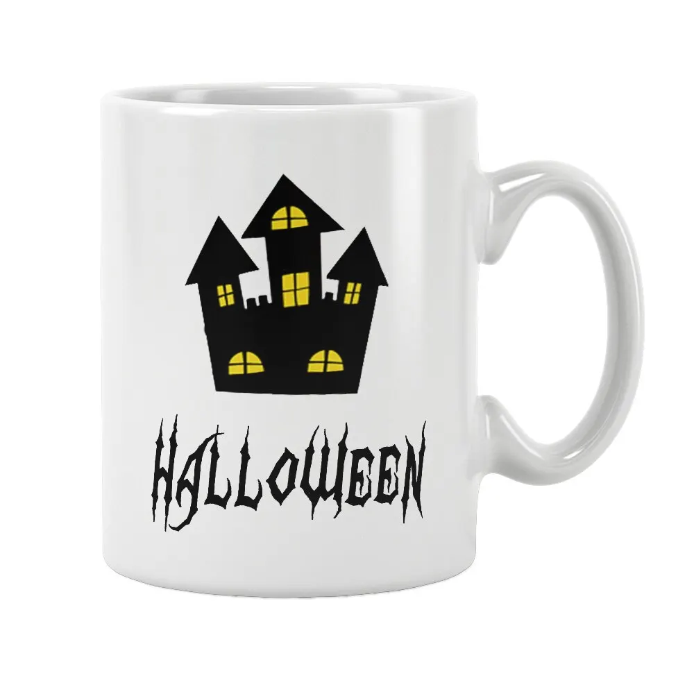 Halloween Coffee Mugs Ceramic Milk Cup Funny Gifts For Kids Friends Girlfriends Boyfriends Tea Water