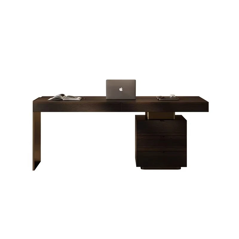 

Home Study Italian High-end Walnut Color Designer Computer Desk