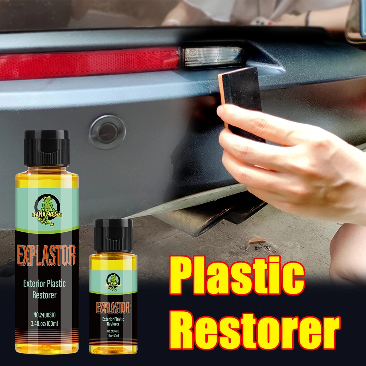 

Car Plastic Restorer Back To Black Gloss Auto Plastic Rubber Exterior Repair Clean Restoration Agent Black Shine Seal Brighten