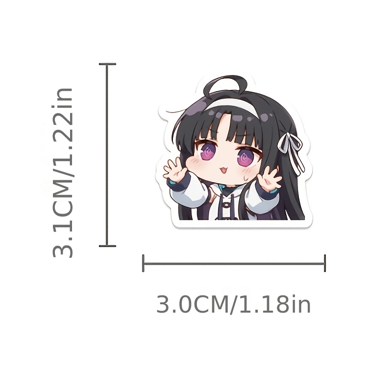 100 pieces of crying girl band stickers, creative and unique girl portrait pictures