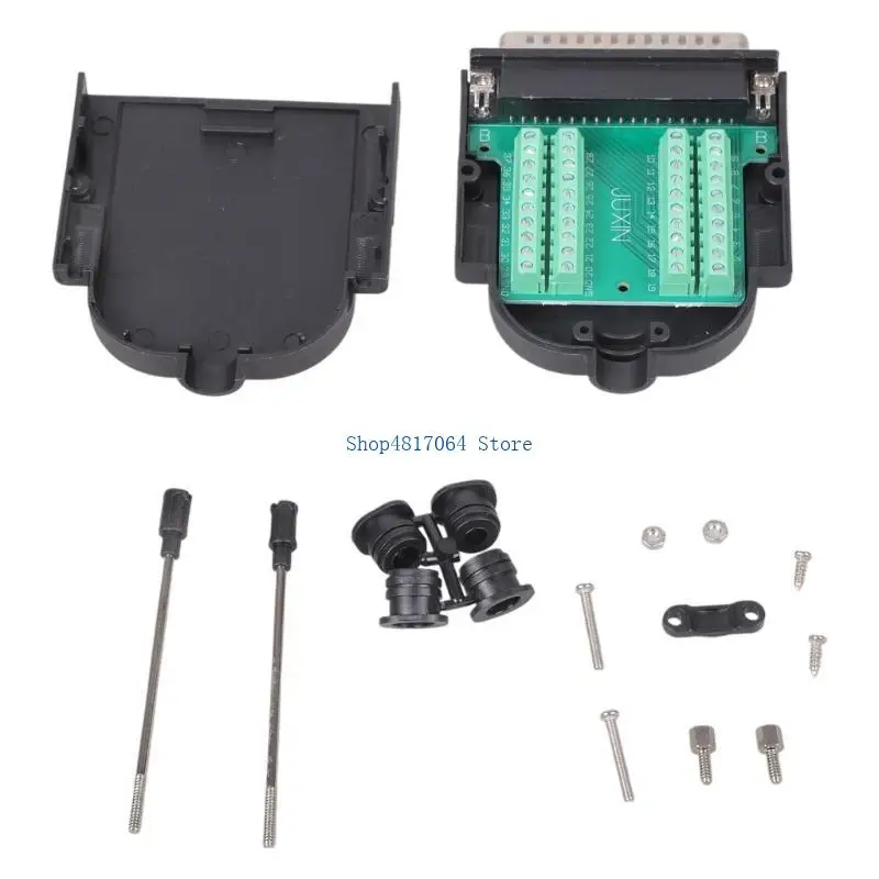 T3LB Low Profile Industrial DB37 Terminal Adapter Includes Multiple Tail Tubes And Mounting Bolts