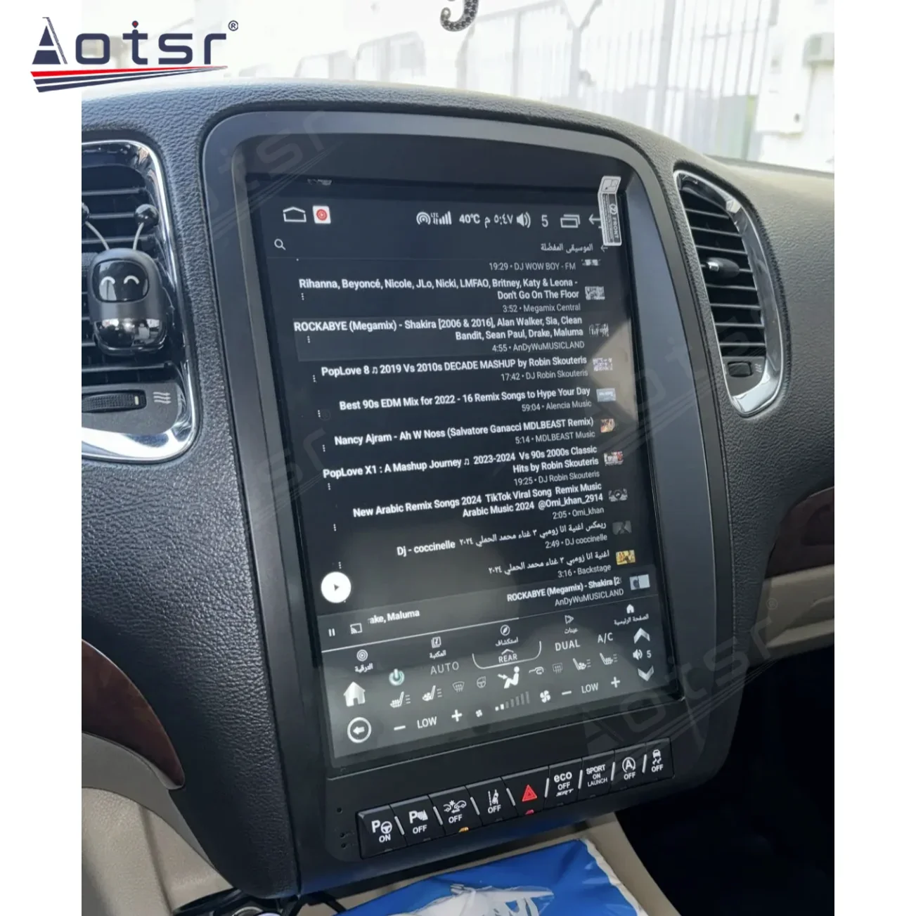 Android 13 Car Radio For Dodge Durango 2011-2020 Wireless CarPlay GPS Navigation Multimedia Player Auto Stereo Upgrade