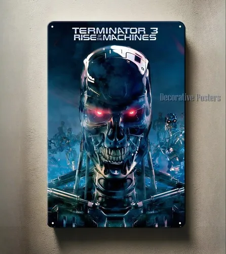 Terminator 3 Rise of the Machines Film-Metallposter -Schild- ()