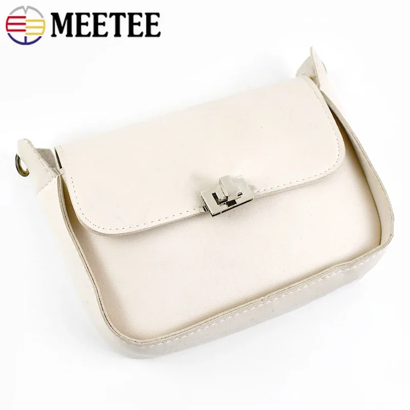 2/4Sets Meetee Metal Bag Twist Turn Lock Buckle Handbag Decor Snap Clasp Purse Closure Latch Locks DIY Handmade Part Accessories