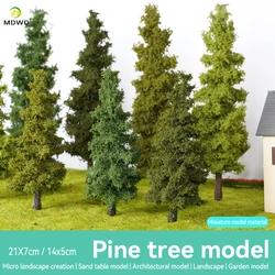 14/21cm boutique train layout wire tree model simulation tree military sand table material handmade DIY landscape model tree