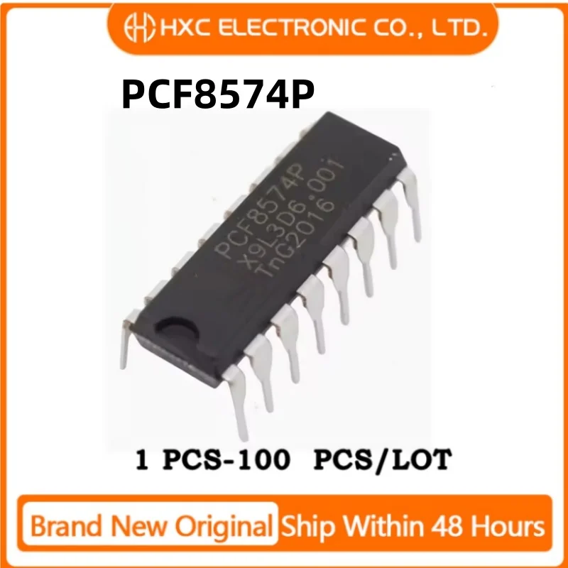 10PCS/50PCS/100PCS 100% New PCF8574P PCF8574 DIP16 IC